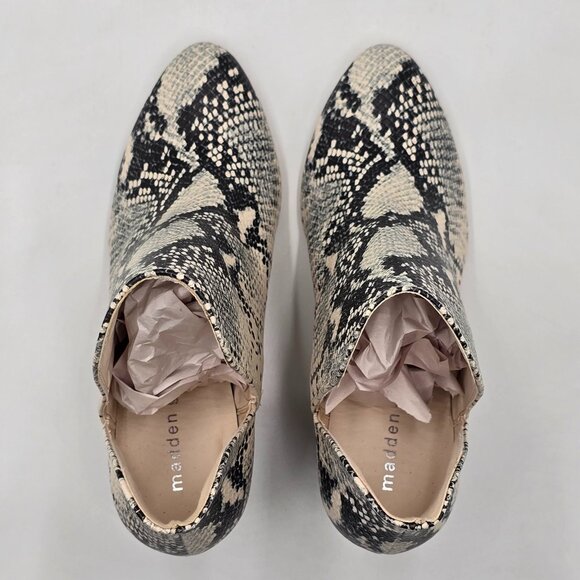 Madden Girl Snake Print Ankle Booties - Picture 7 of 16